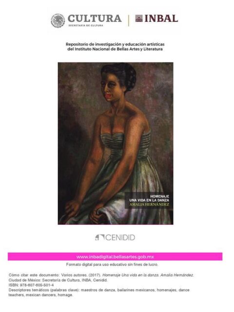Homenaje Una vida en la danza, Amalia Hernández