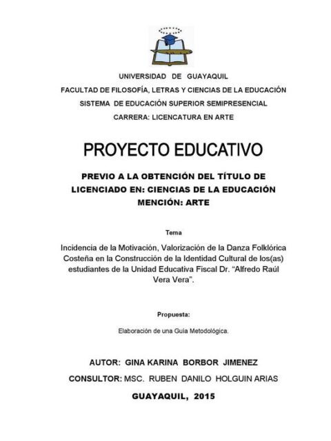 Incidencia de la motivación, valorización de la danza folklórica costeña en la construcción de la identidad cultural