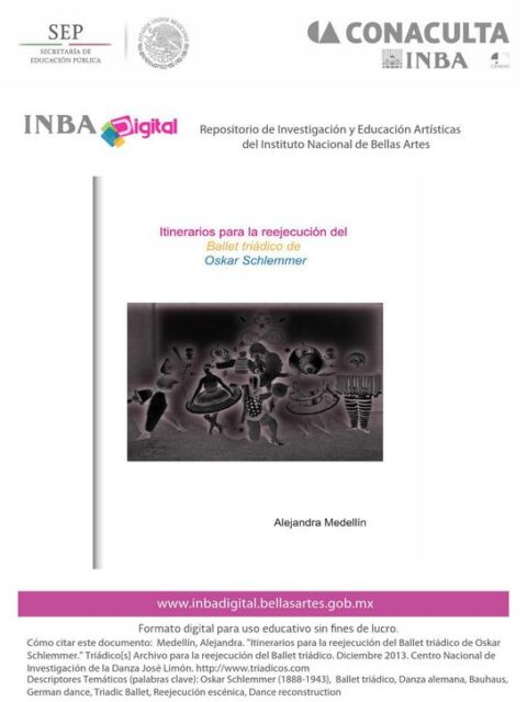 Itinerarios para la reejecución del Ballet triádico de Oskar Schlemmer