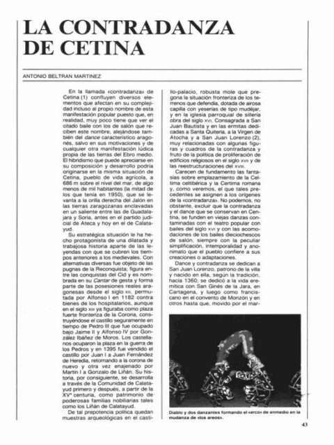 La contradanza de Cetina