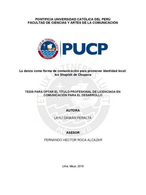 La danza como forma de comunicación para promover identidad local