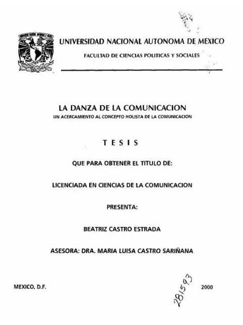 La danza de la comunicación