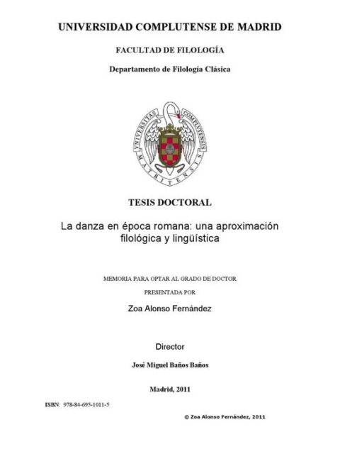 La danza en época romana