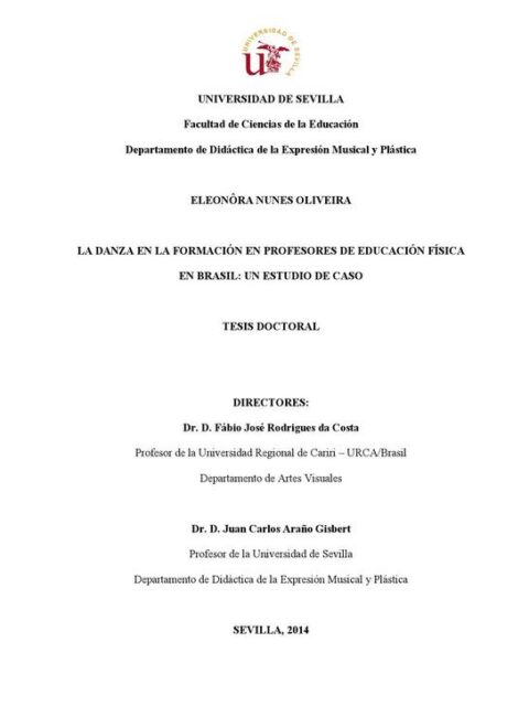 La danza en la formación de profesores en educación física en Brasil