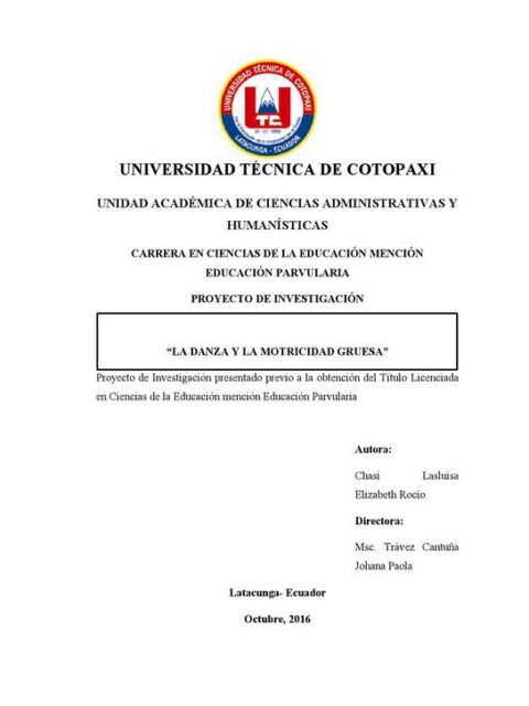 La danza y la motricidad gruesa
