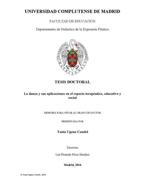 La danza y sus aplicaciones en el espacio terapéutico, educativo y social