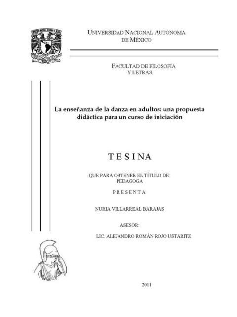 La enseñanza de la danza en adultos