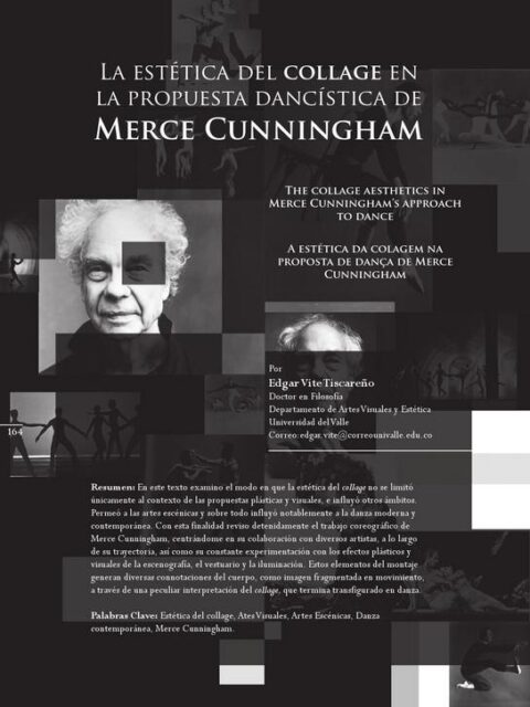 La estética del collage en la propuesta dancística de Merce Cunningham