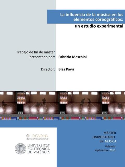 La influencia de la música en los elementos coreográficos