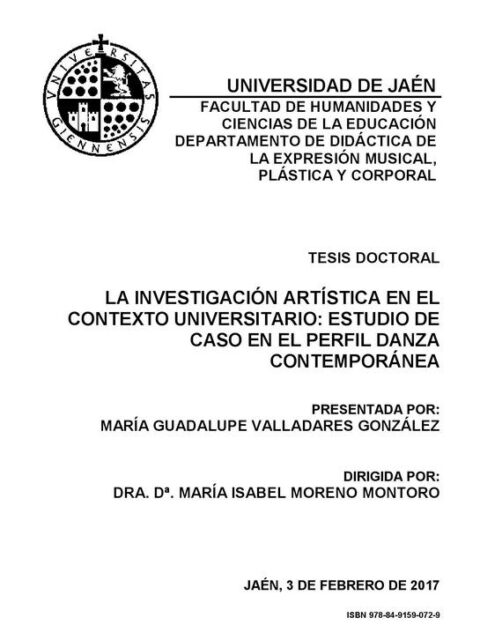 La investigación artística en el contexto universitario