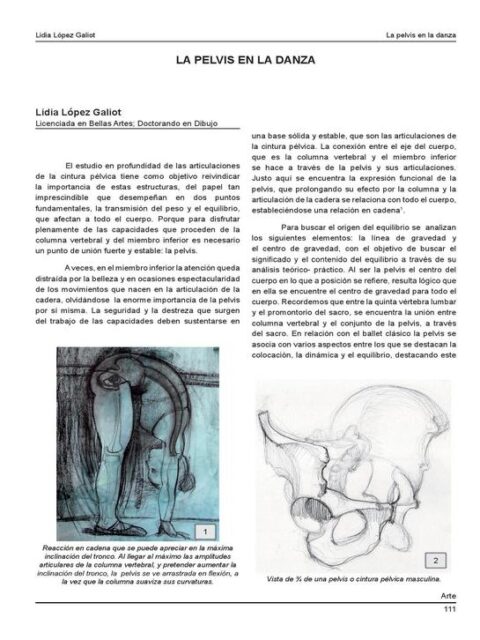 La pelvis en la danza