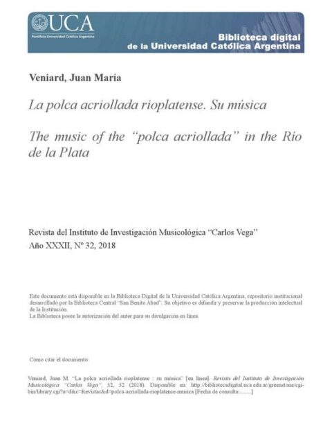 La polca acriollada rioplatense