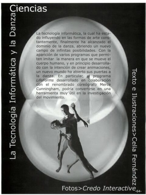 La tecnología informática y la danza