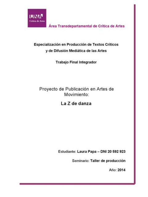 La Z de danza