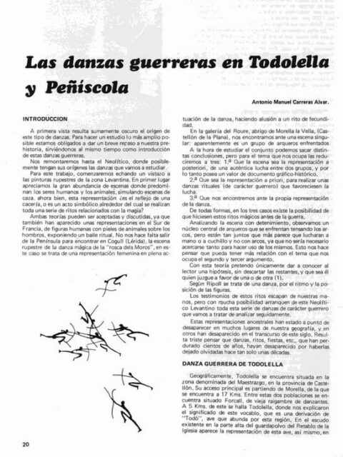 Las danzas guerreras en Todolella y Peñíscola