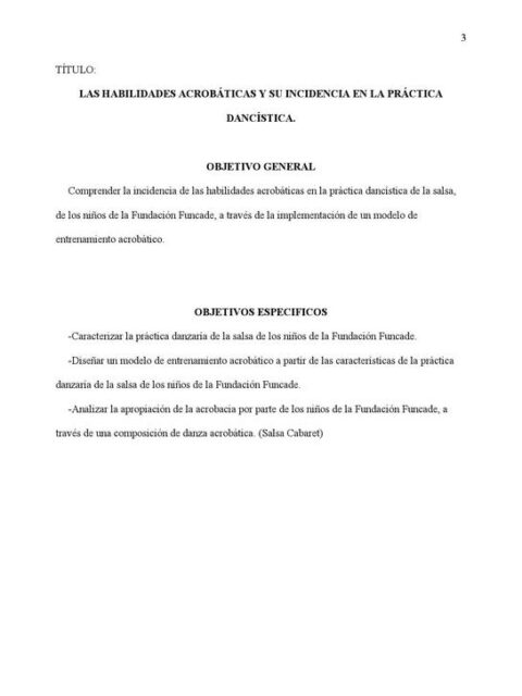 Las habilidades acrobáticas y su incidencia en la práctica dancística