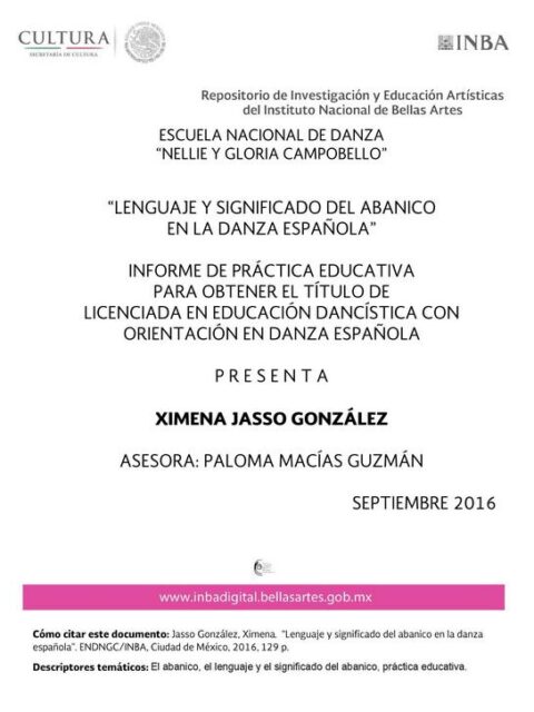 Lenguaje y significado del abanico en la danza española