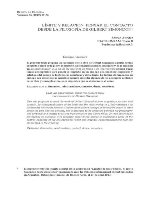Límite y relación