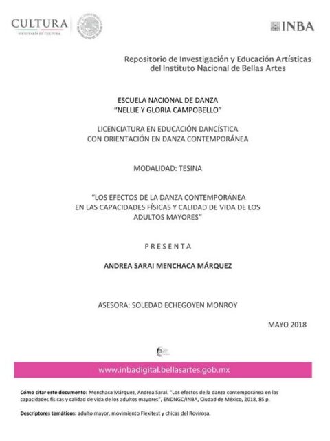 Los efectos de la danza contemporánea