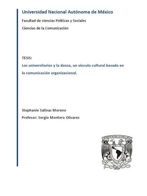 Los universitarios y la danza, un vínculo cultural basado en la comunicación organizacional