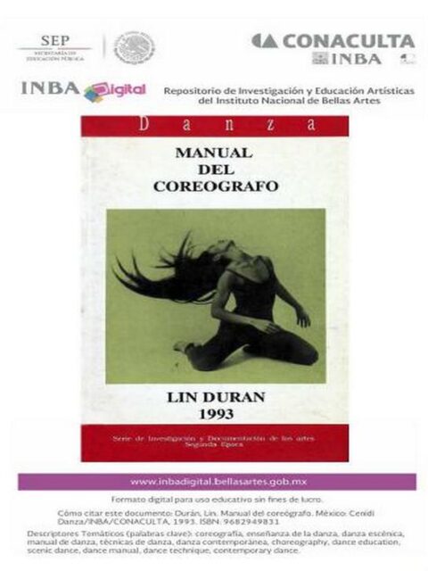 Manual del coreógrafo