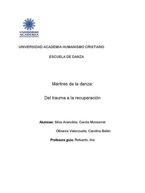 Mártires de la danza