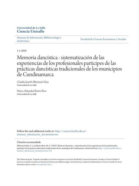 Memoria dancística
