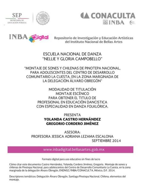 Montaje de sones y chilenas de Pinotepa Nacional