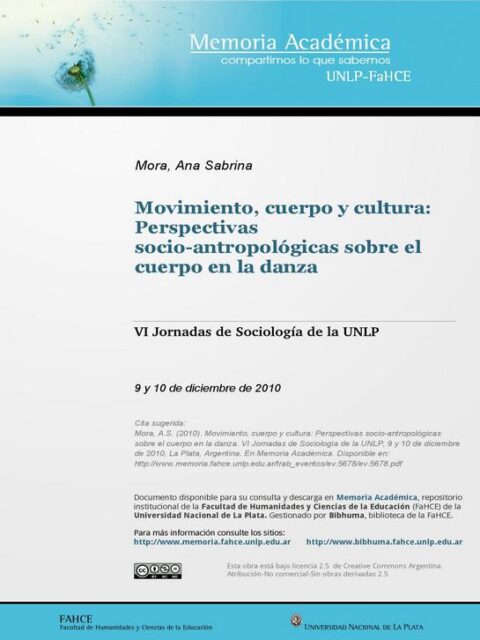 Movimiento, cuerpo y cultura