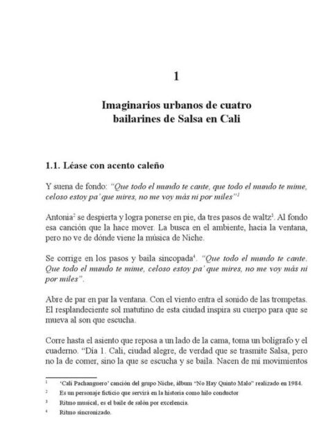 Narración de imaginarios urbanos de bailarines de Cali – Con la punta del pie