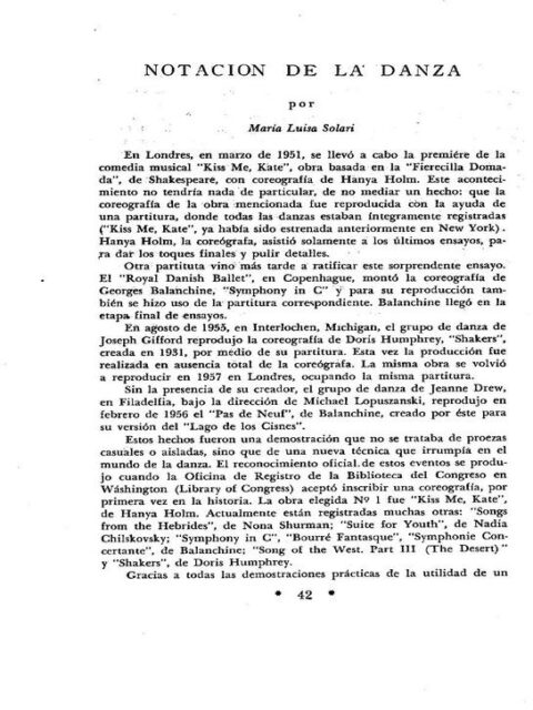 Notación de la danza