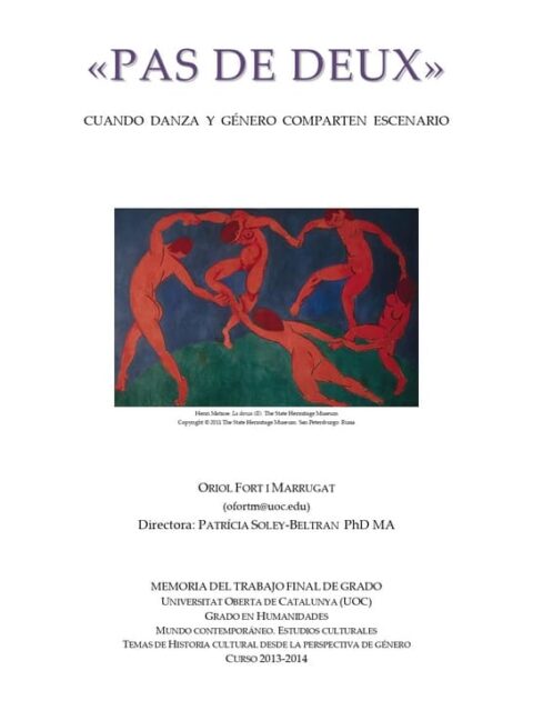Pas de deux: Cuando danza y género comparten escenario