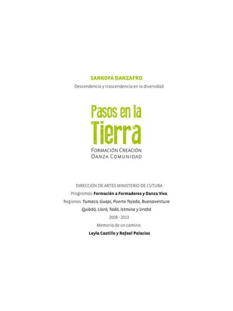 Pasos en la tierra