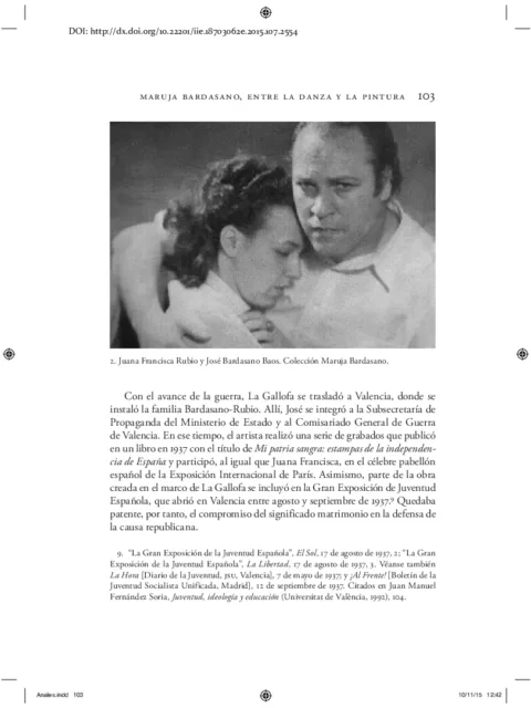 El coreógrafo de la pintura. Junyer en el exilio