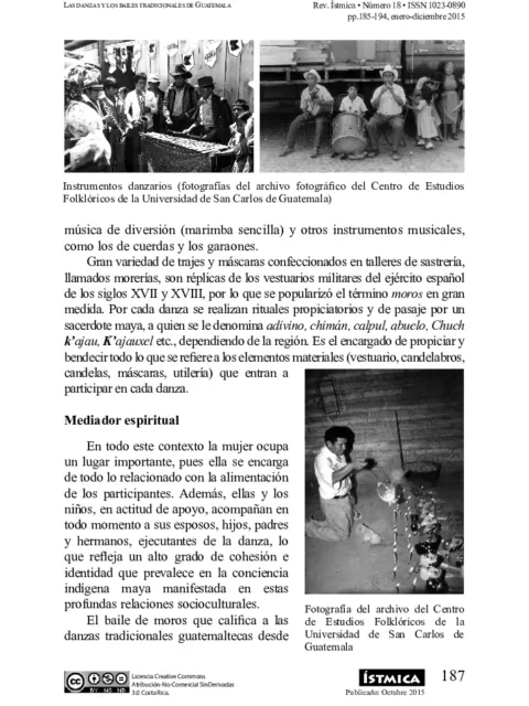 Las danzas y los bailes tradicionales de Guatemala