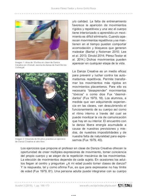 Danza creativa: el rol del material y la imaginación