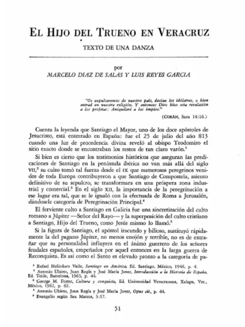 El hijo del trueno en Veracruz : texto de una danza