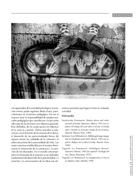 La atención en la enseñanza de la danza para niños