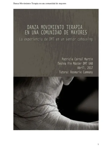 Danza Movimiento Terapia en una comunidad de mayores. La experiencia de DMT en un senior cohousing
