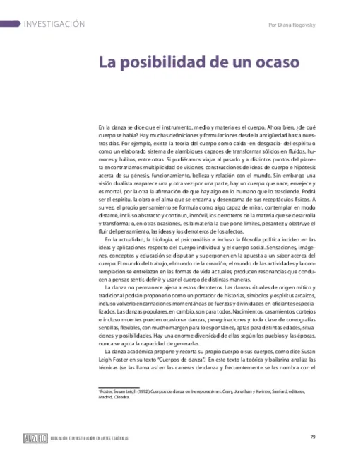 La posibilidad de un ocaso