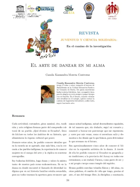El arte de danzar en mi alma