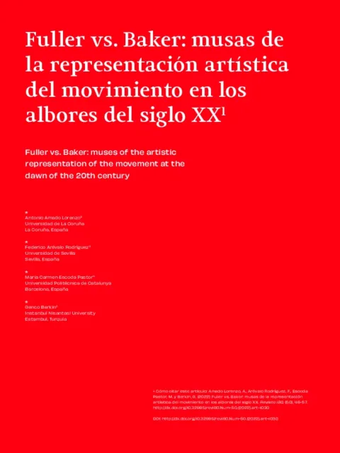 Fuller vs. Baker: musas de la representación artística del movimiento en los albores del siglo XX