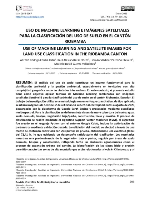 Uso de Técnicas de machine learning para la clasificación de imágenes de danzas típicas del Cusco