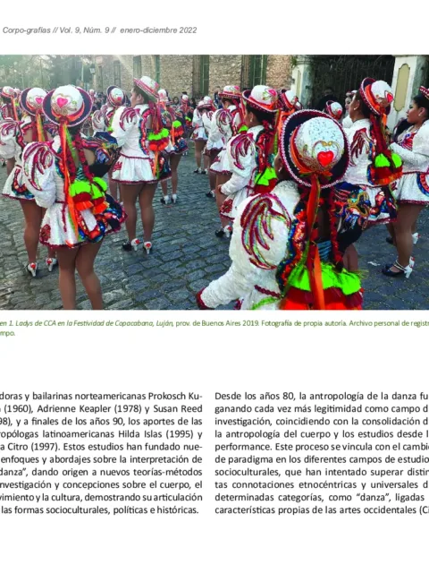 Apreciación artística de la danza Los Caporales de los adolescentes
