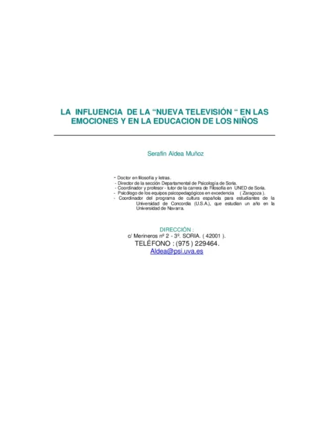 La influencia de la danza creativa en la autorregulación de emociones en los niños del nivel primaria