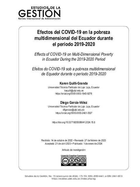 Auditoría de gestión a la Compañía Nacional de Danza del Ecuador