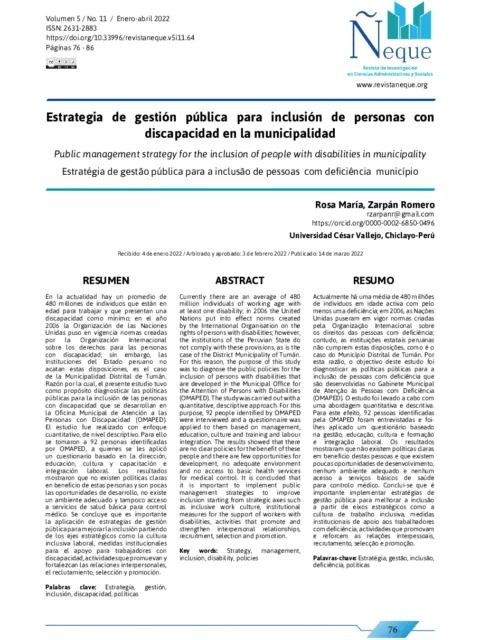 La danza contemporánea como estrategia comunicacional para la inclusión social de personas con discapacidad física