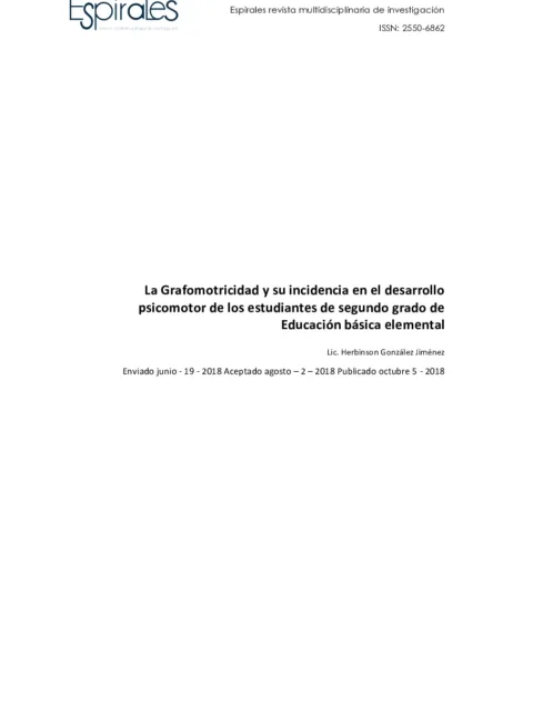 La danza como recurso técnico y su incidencia en el desarrollo psicomotor de los niños y niñas