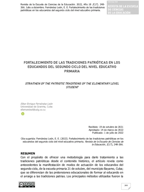 Las danzas folklóricas y la formación de la identidad nacional en los estudiantes del V ciclo de educación primaria