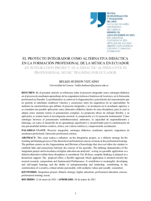 Educomunicación de la danza como alternativa profesional